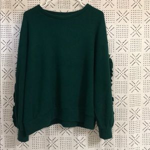 A new day ruffle sleeve sweater
